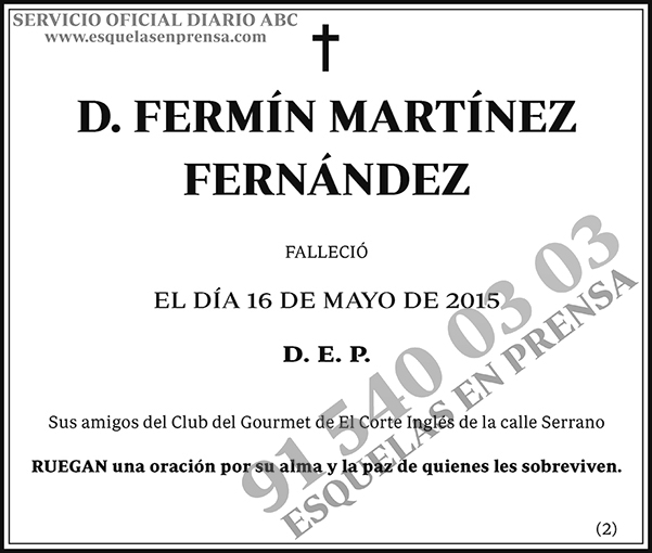 Fermín Martínez Fernández